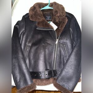 Abercrombie & Fitch Faux Leather Jacket